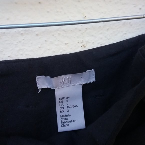 NWOT Black Paper Bag High Waisted Tuxedo Pants - Picture 15 of 16